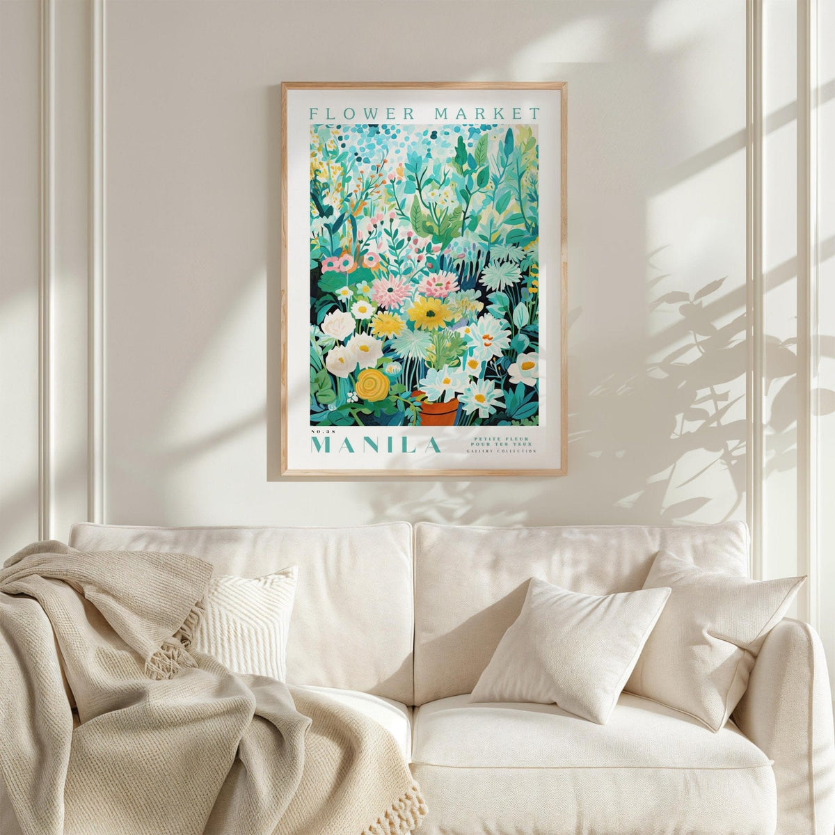 Manila Flower Market Poster - Posters - Flower Poster
