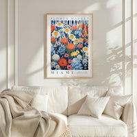 Miami Flower Market Poster - Poster - Flower Poster