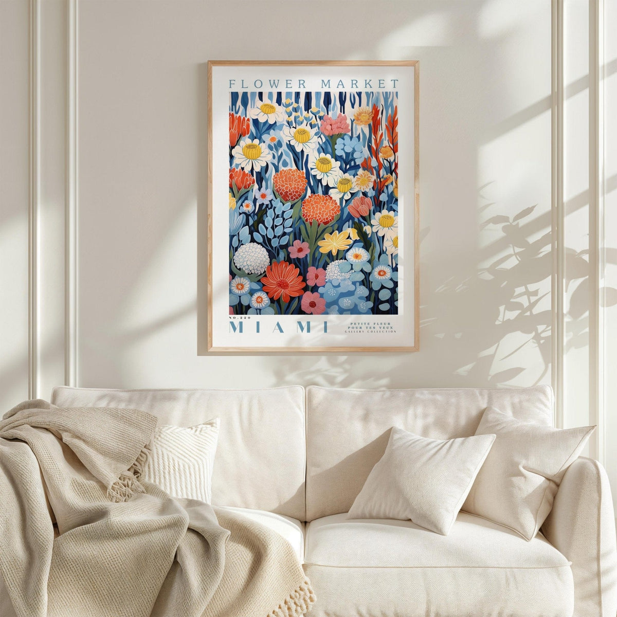 Miami Flower Market Poster - Poster - Flower Poster