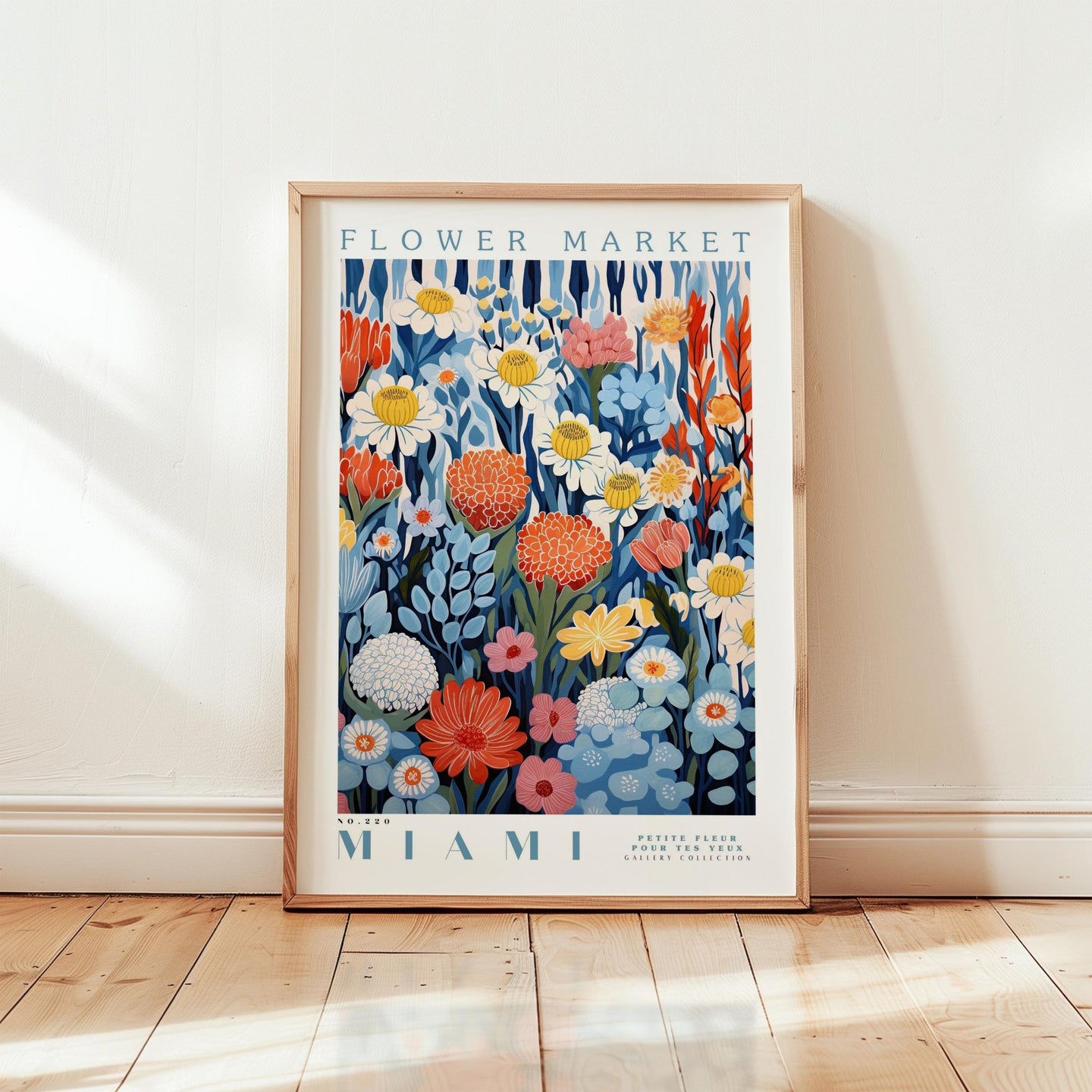 Miami Flower Market Poster - Poster - Flower Poster