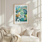 Miami Flower Market Poster - Posters - Flower Poster
