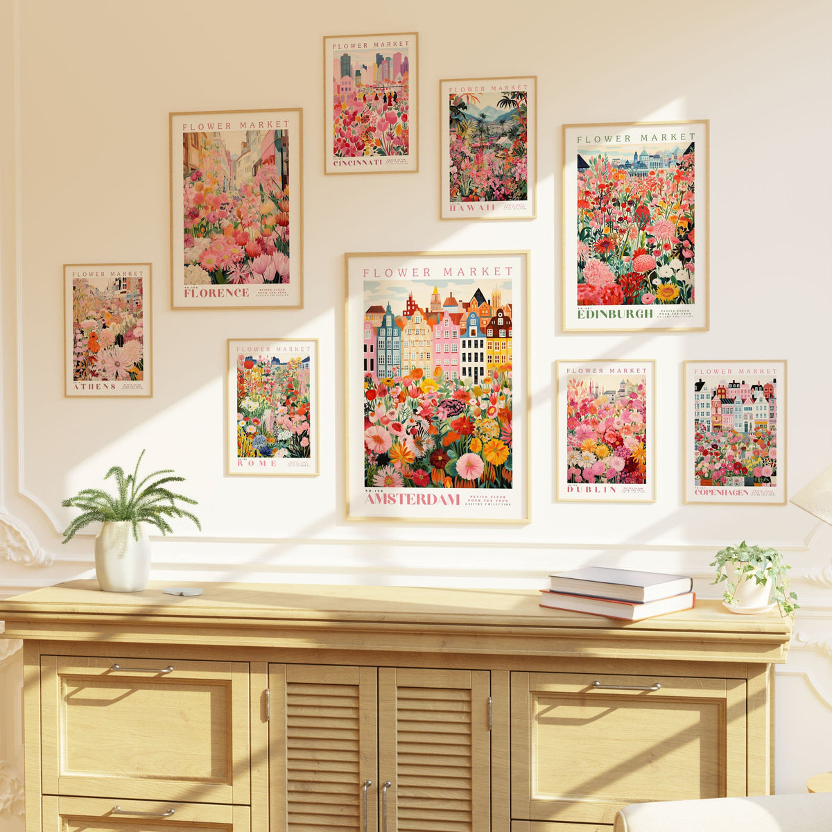 London Flower Poster