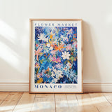 Monaco Flower Market Poster - Poster - Flower Poster