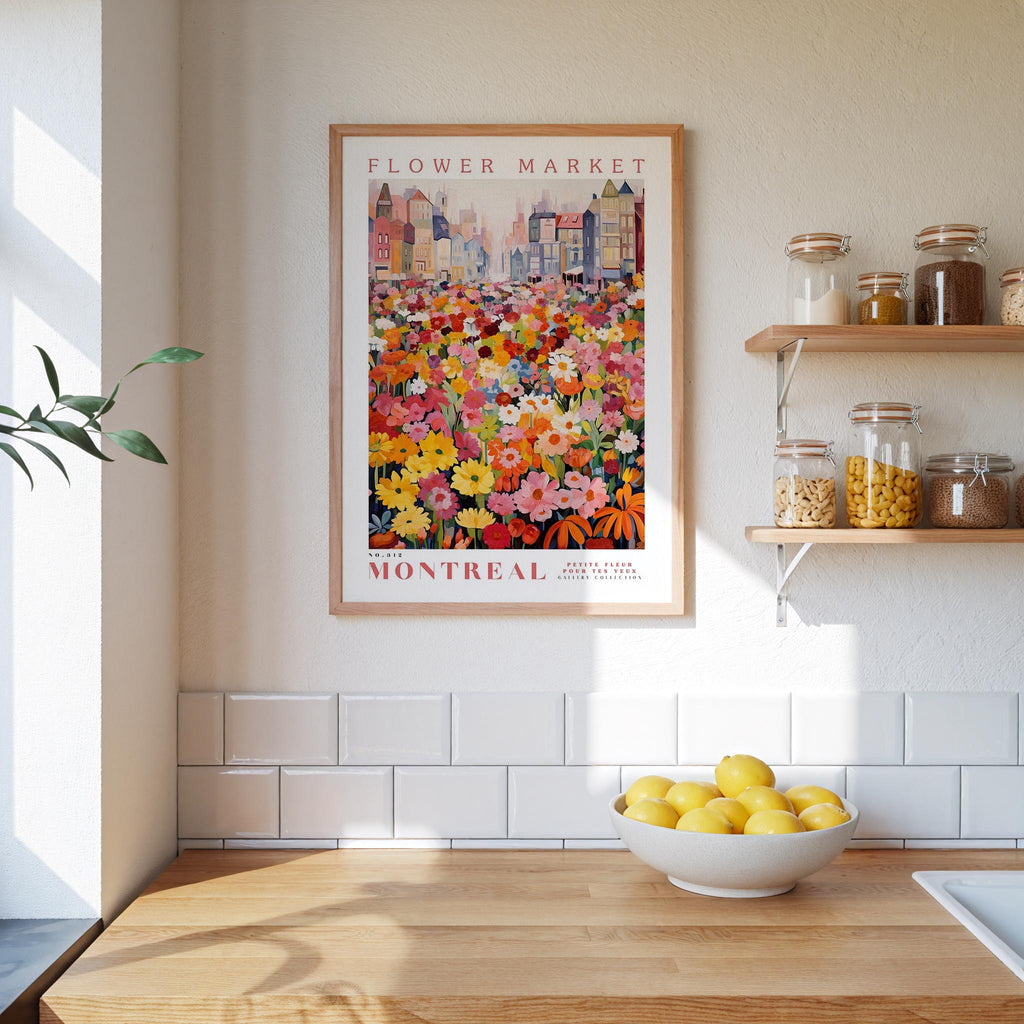 Montreal Flower Market Poster - Poster - Flower Poster