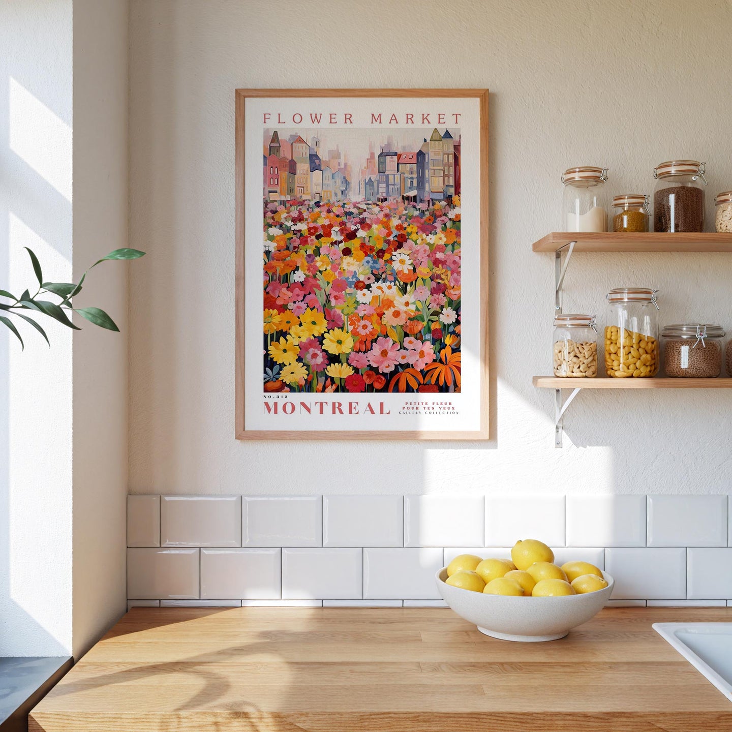 Montreal Flower Market Poster - Poster - Flower Poster