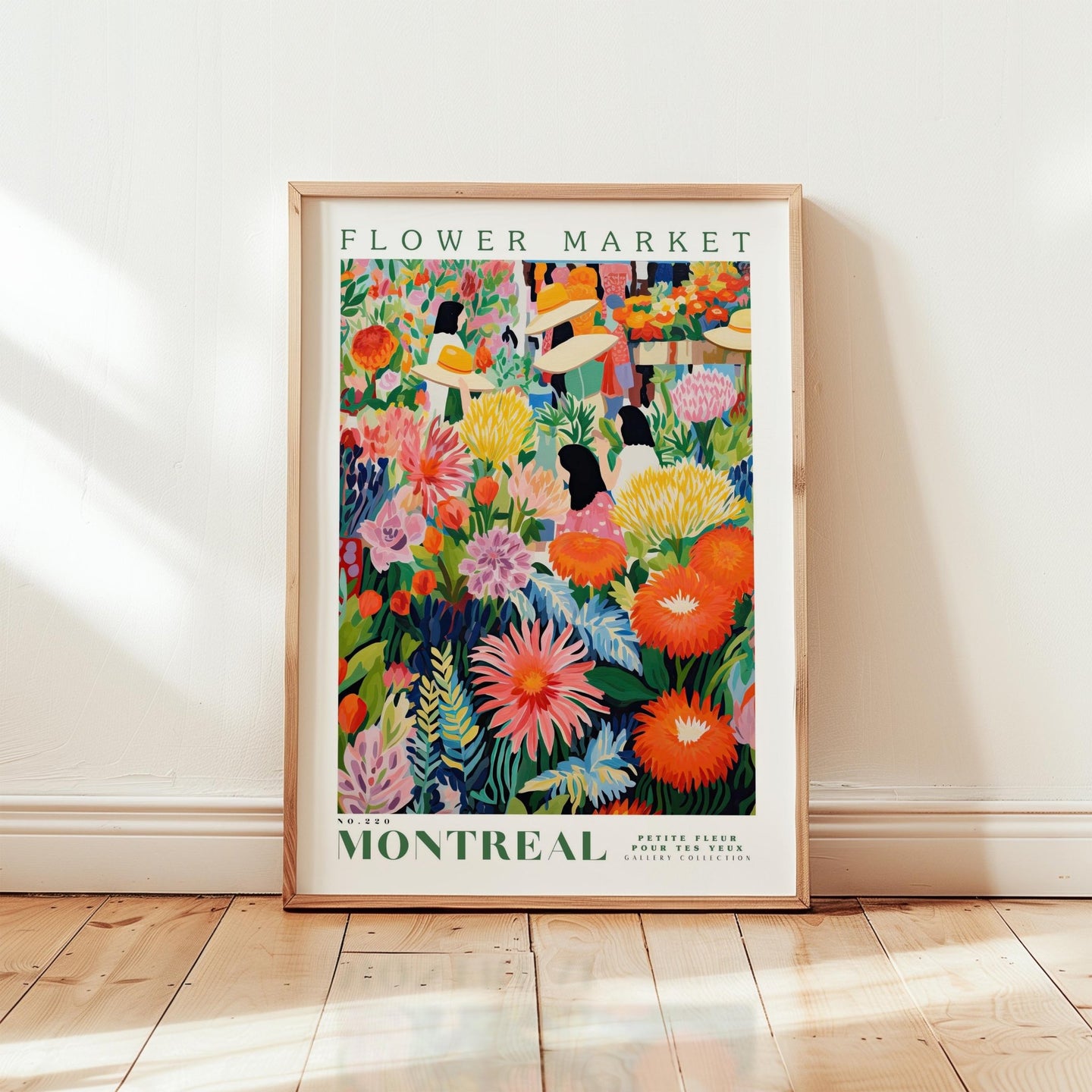 Montreal Flower Market Poster - Poster - Flower Poster