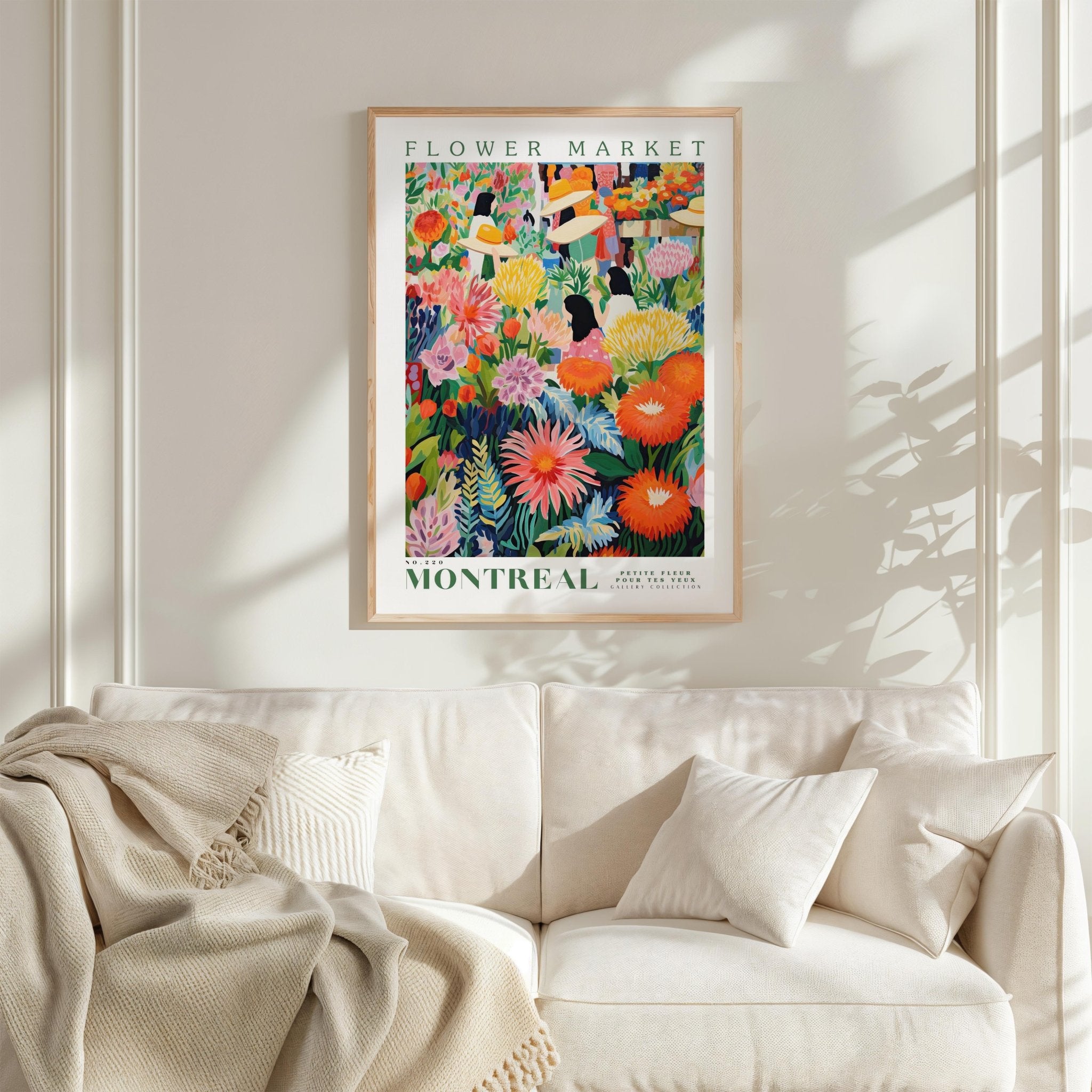 Montreal Flower Market Poster - Poster - Flower Poster