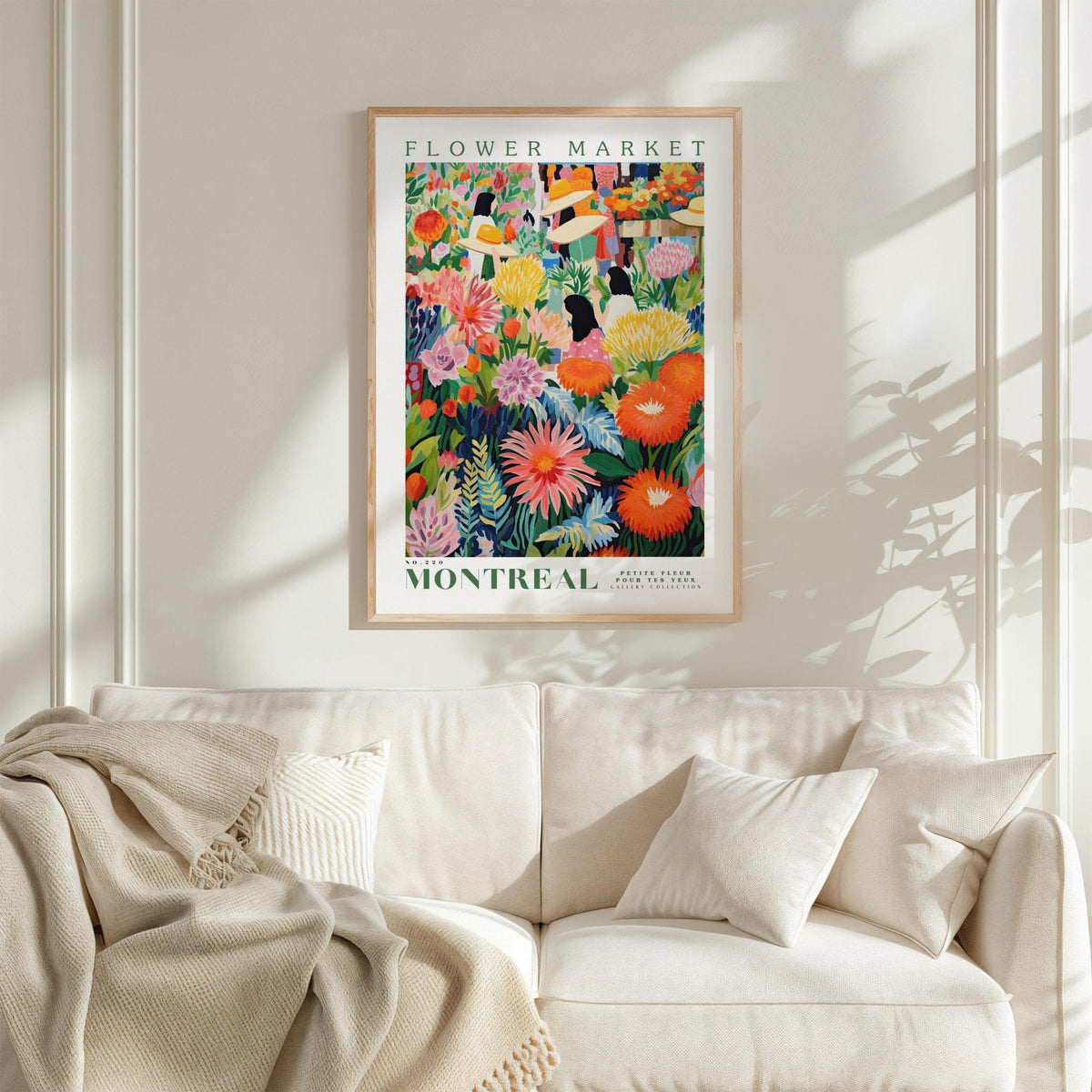 Montreal Flower Market Poster - Poster - Flower Poster