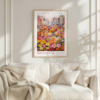 Montreal Flower Market Poster - Poster - Flower Poster