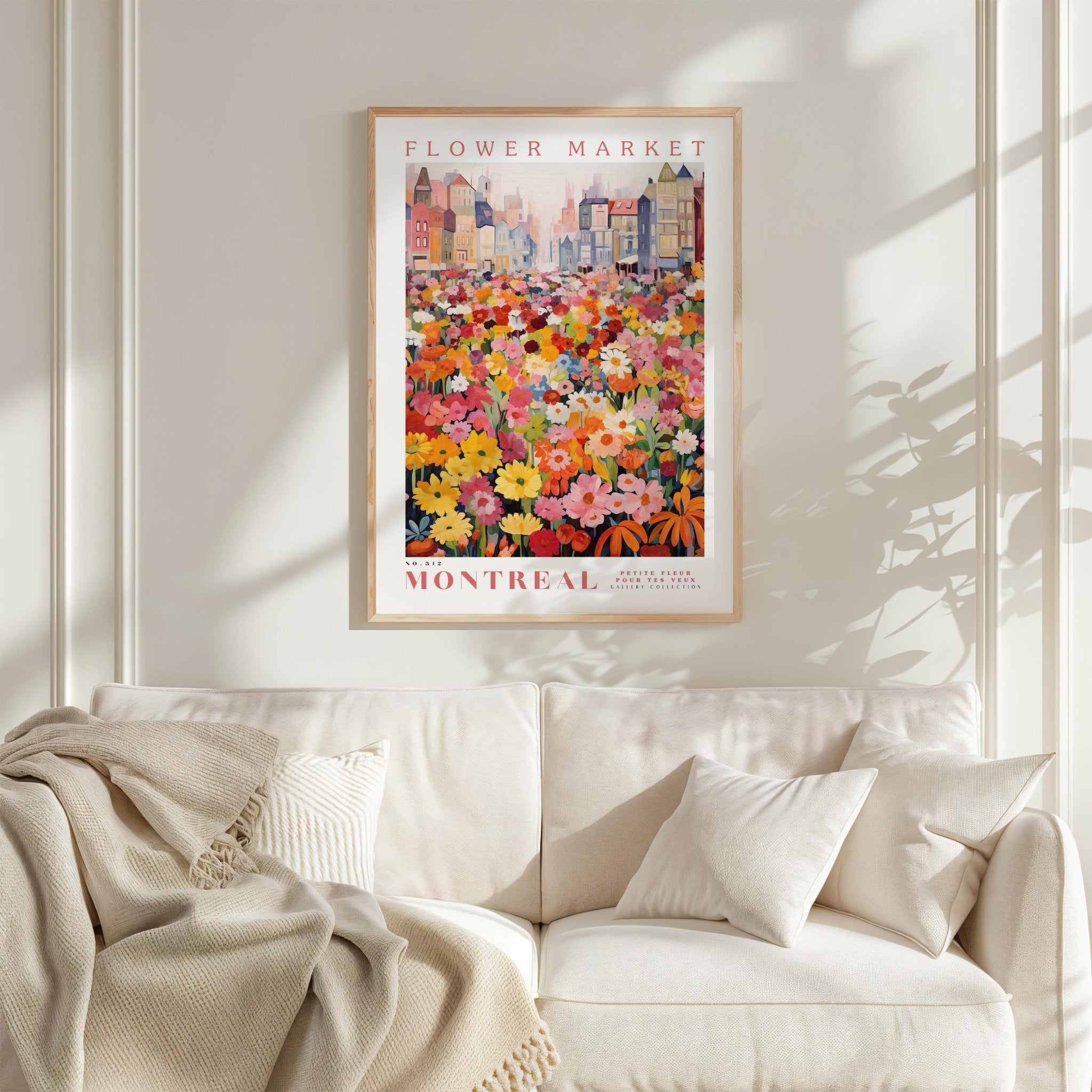 Montreal Flower Market Poster - Poster - Flower Poster