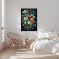 Moody Wildflower Poster - Poster - Flower Poster