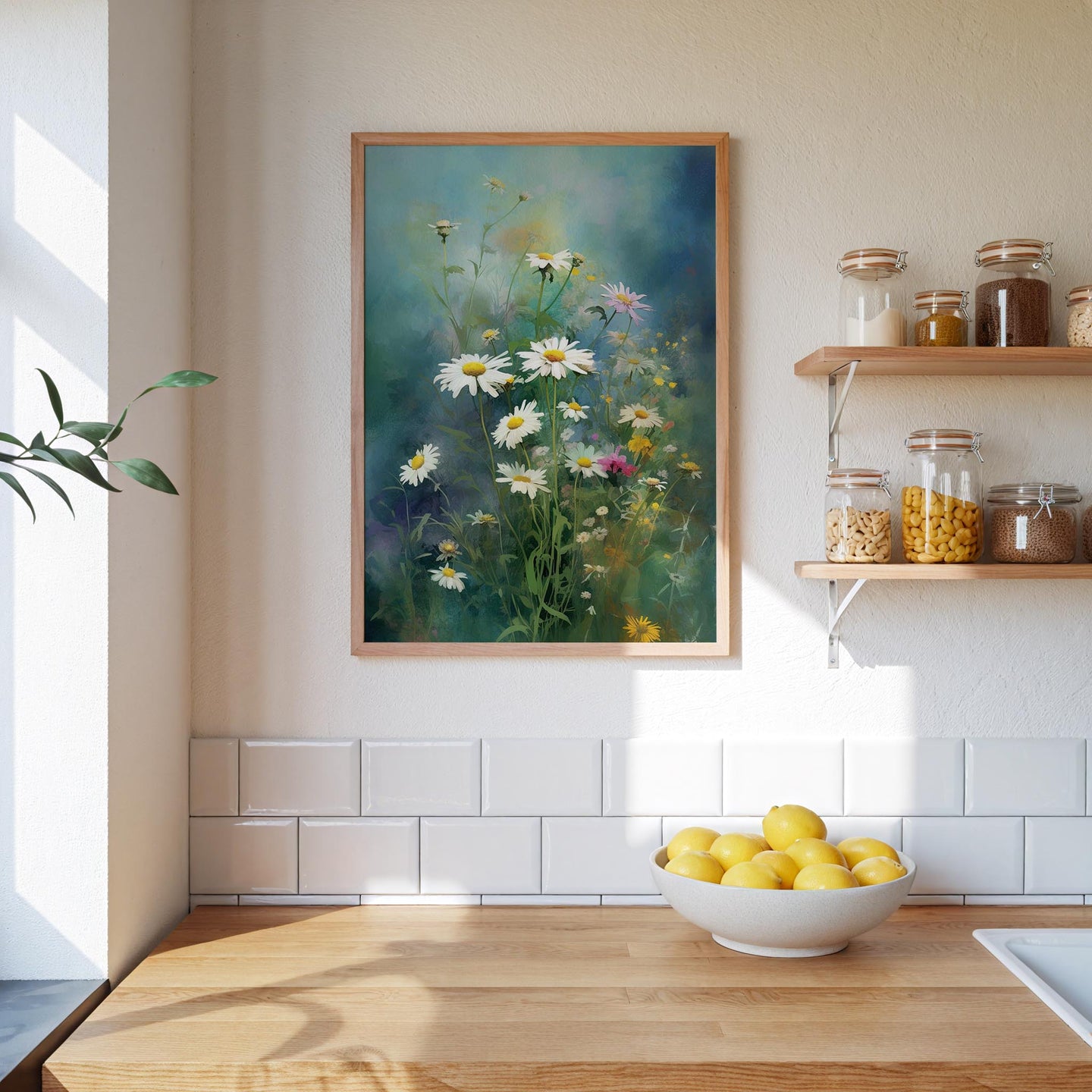 Moody Wildflower Poster - Poster - Flower Poster