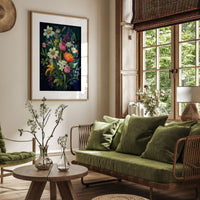 Moody Wildflower Poster - Poster - Flower Poster