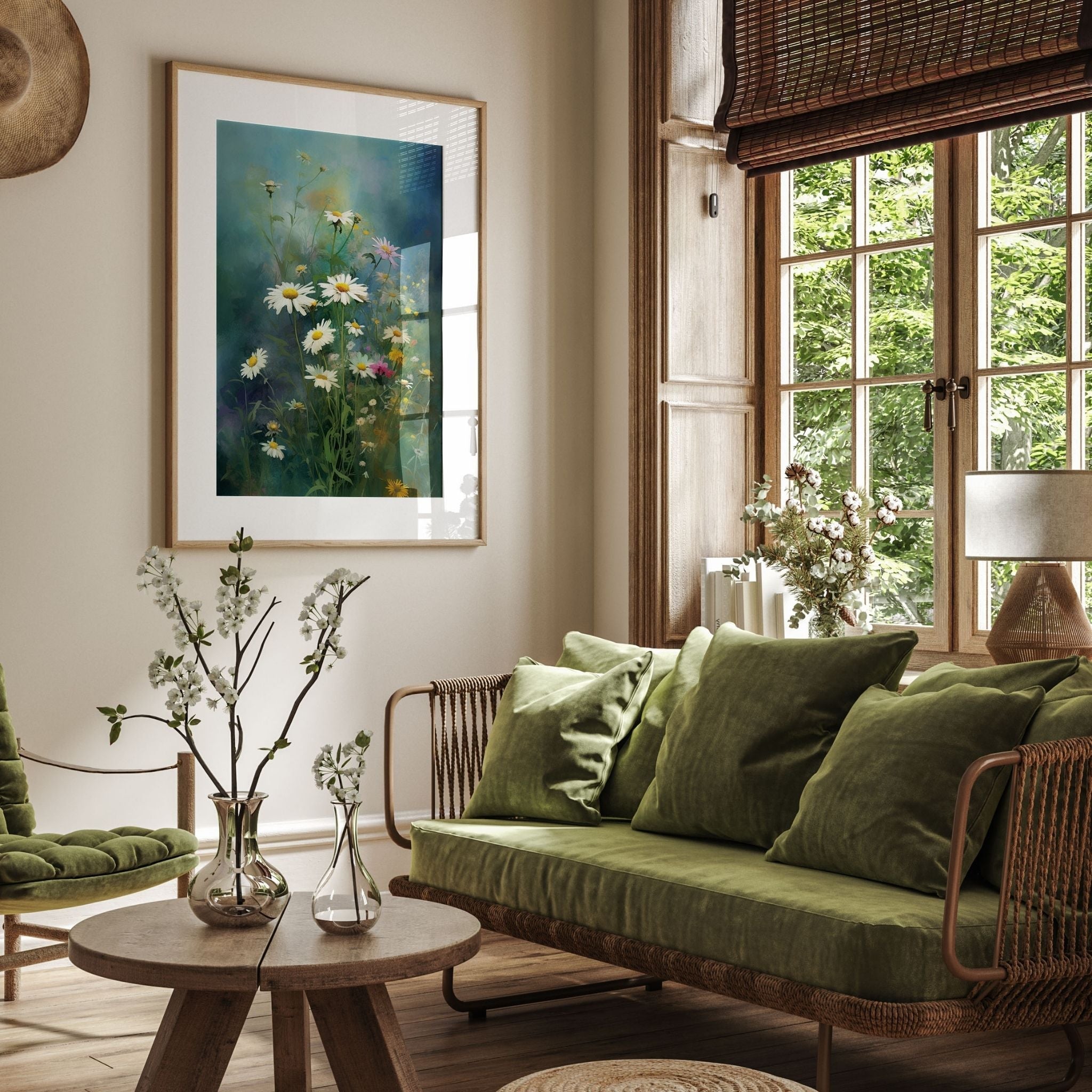 Moody Wildflower Poster - Poster - Flower Poster