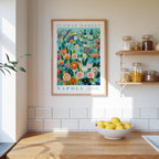 Napoli Flower Market Poster - Posters - Flower Poster