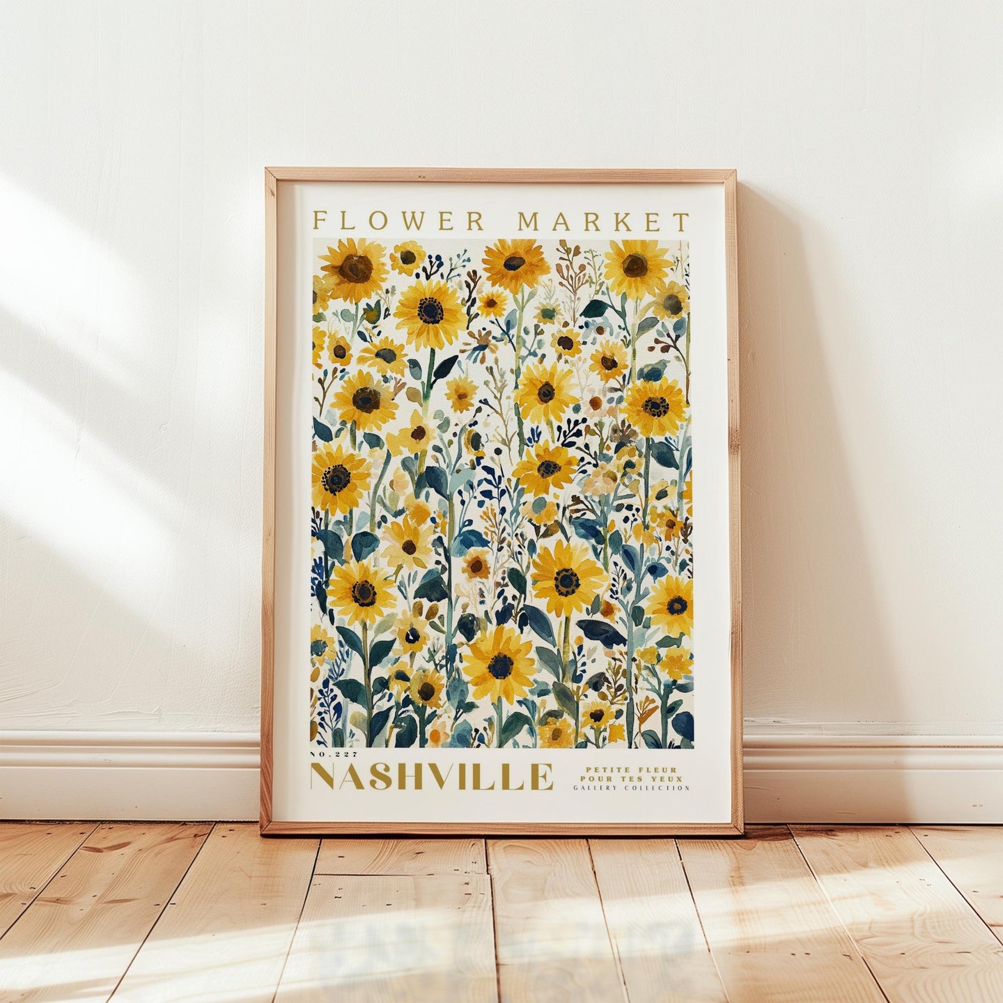 Nashville Flower Market Poster - Poster - Flower Poster