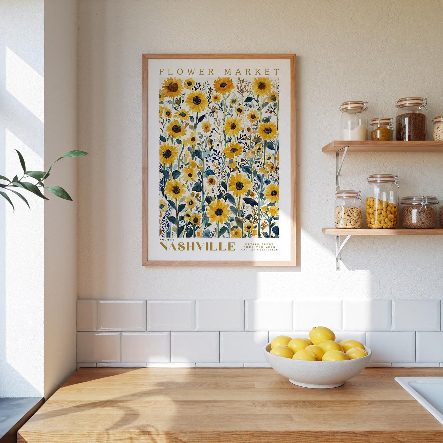 Nashville Flower Market Poster - Poster - Flower Poster