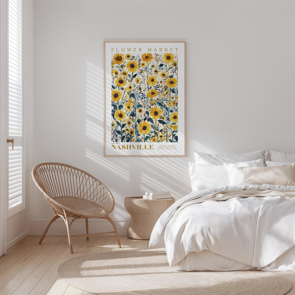 Nashville Flower Market Poster - Poster - Flower Poster
