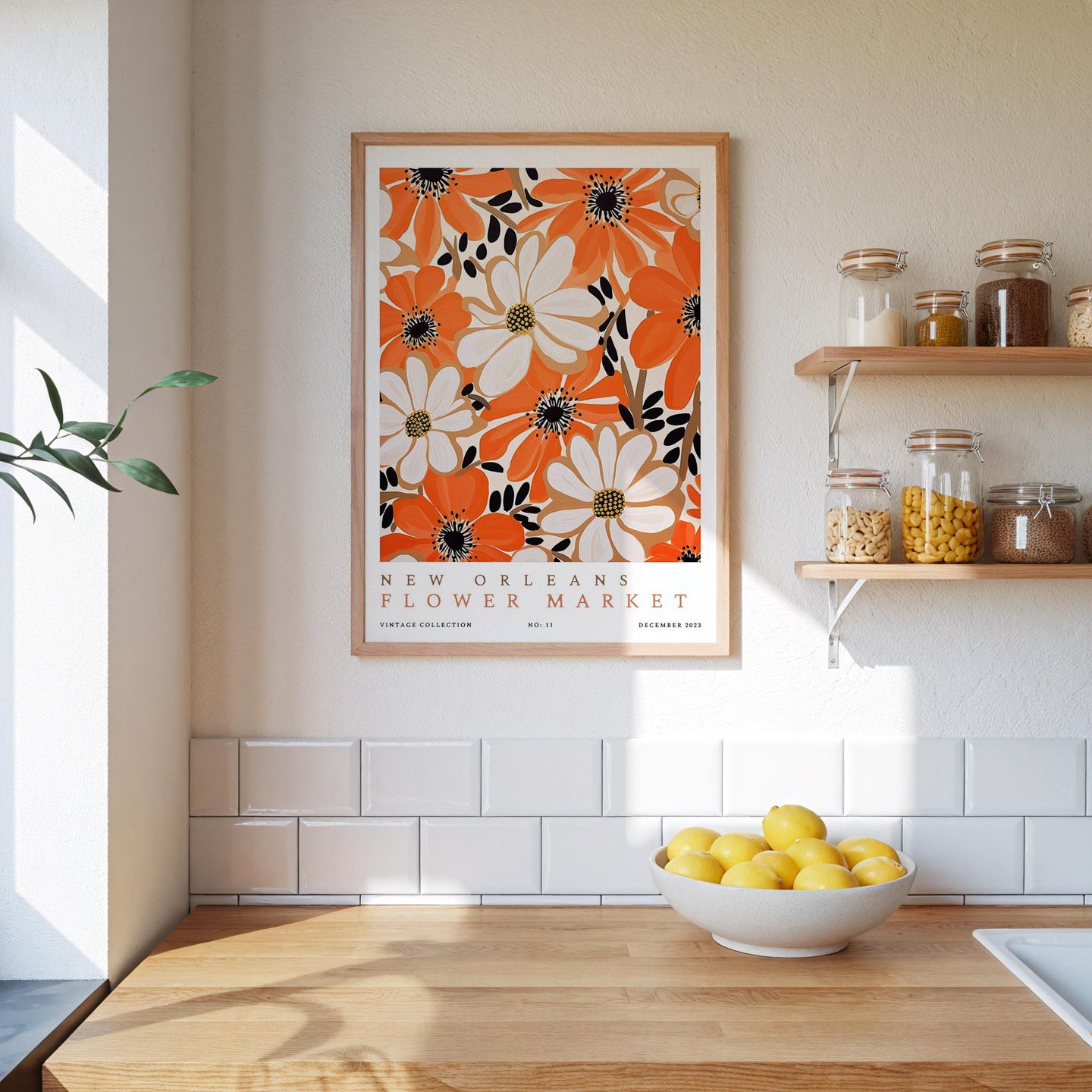 New Orleans Flower Market Poster - Posters - Flower Poster
