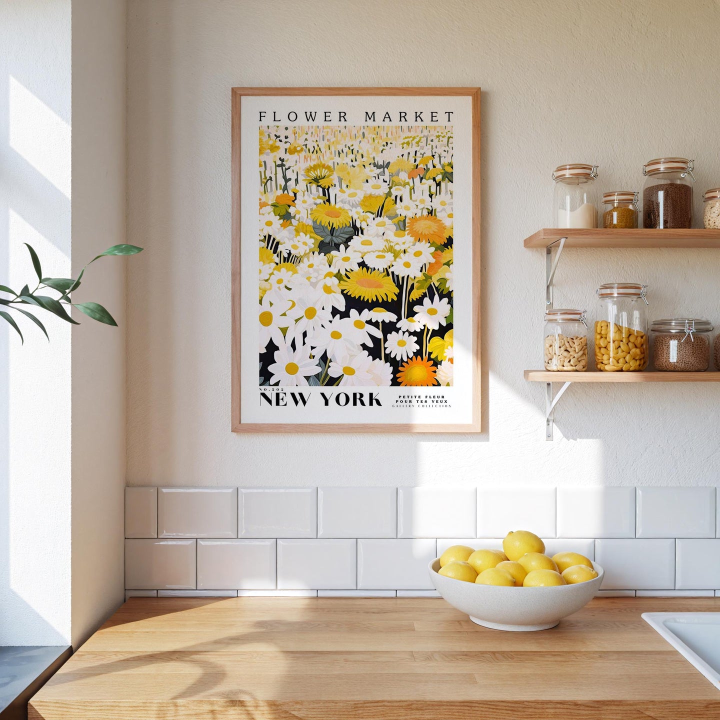 New York Flower Market Poster - Poster - Flower Poster