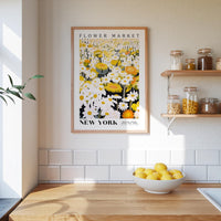 New York Flower Market Poster - Poster - Flower Poster