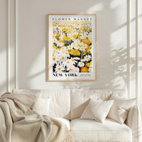New York Flower Market Poster - Poster - Flower Poster