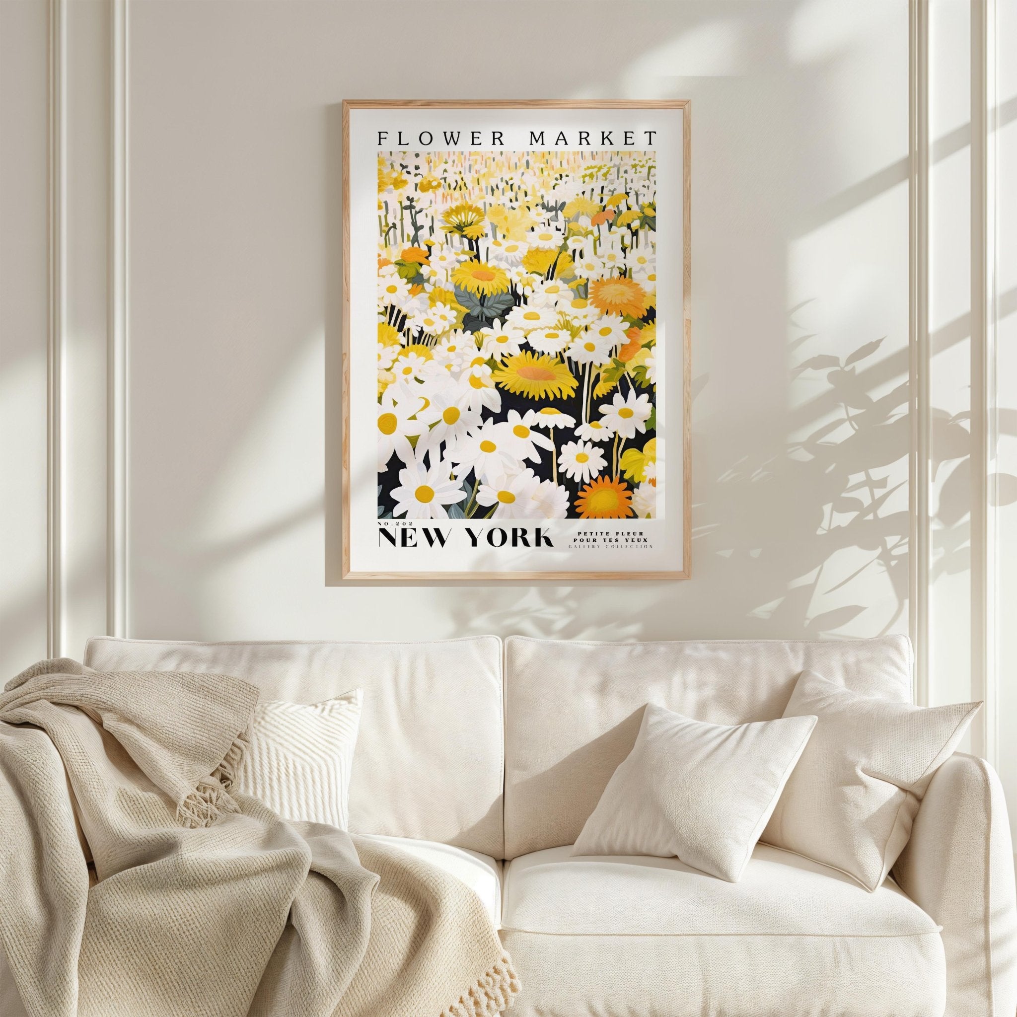New York Flower Market Poster - Poster - Flower Poster