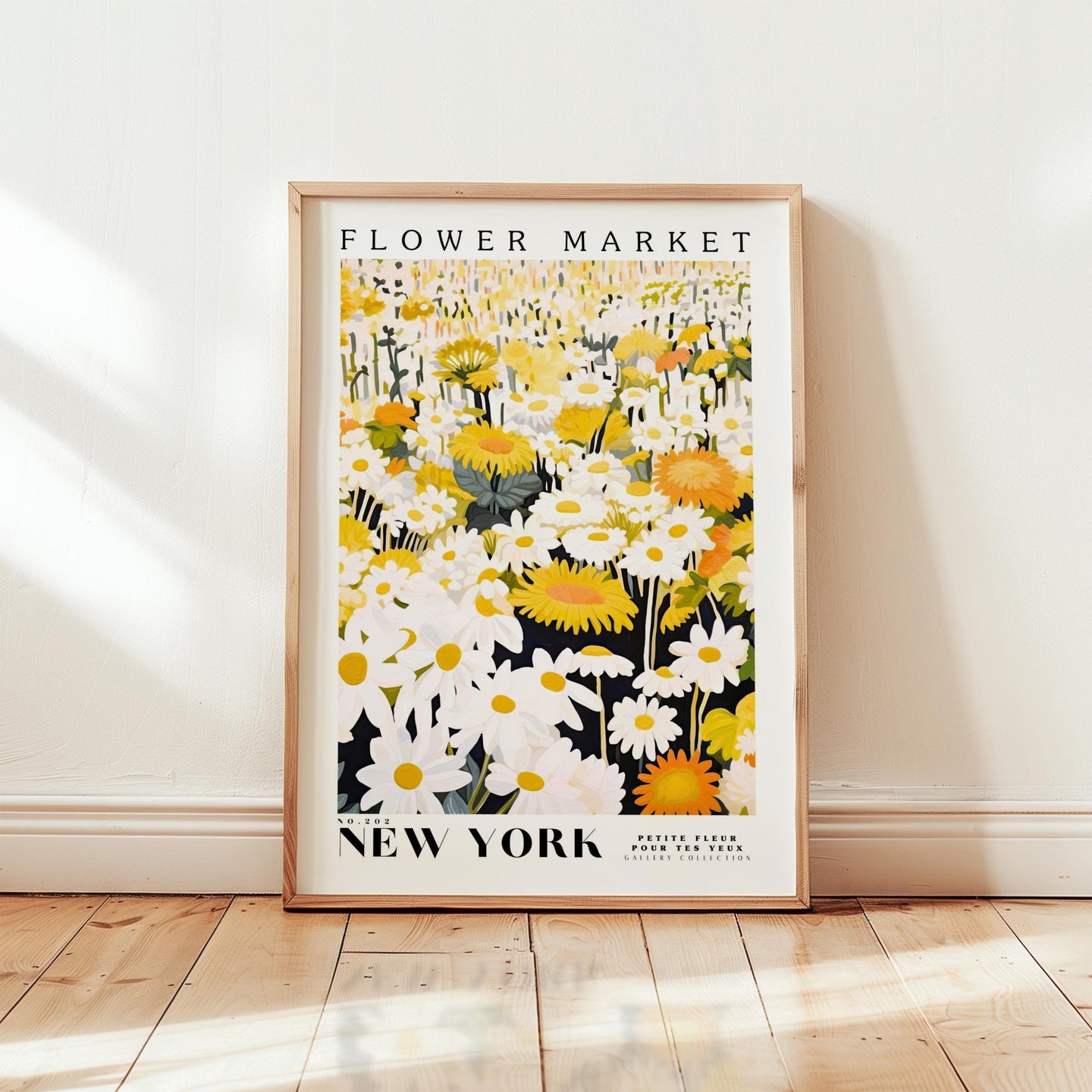 New York Flower Market Poster - Poster - Flower Poster
