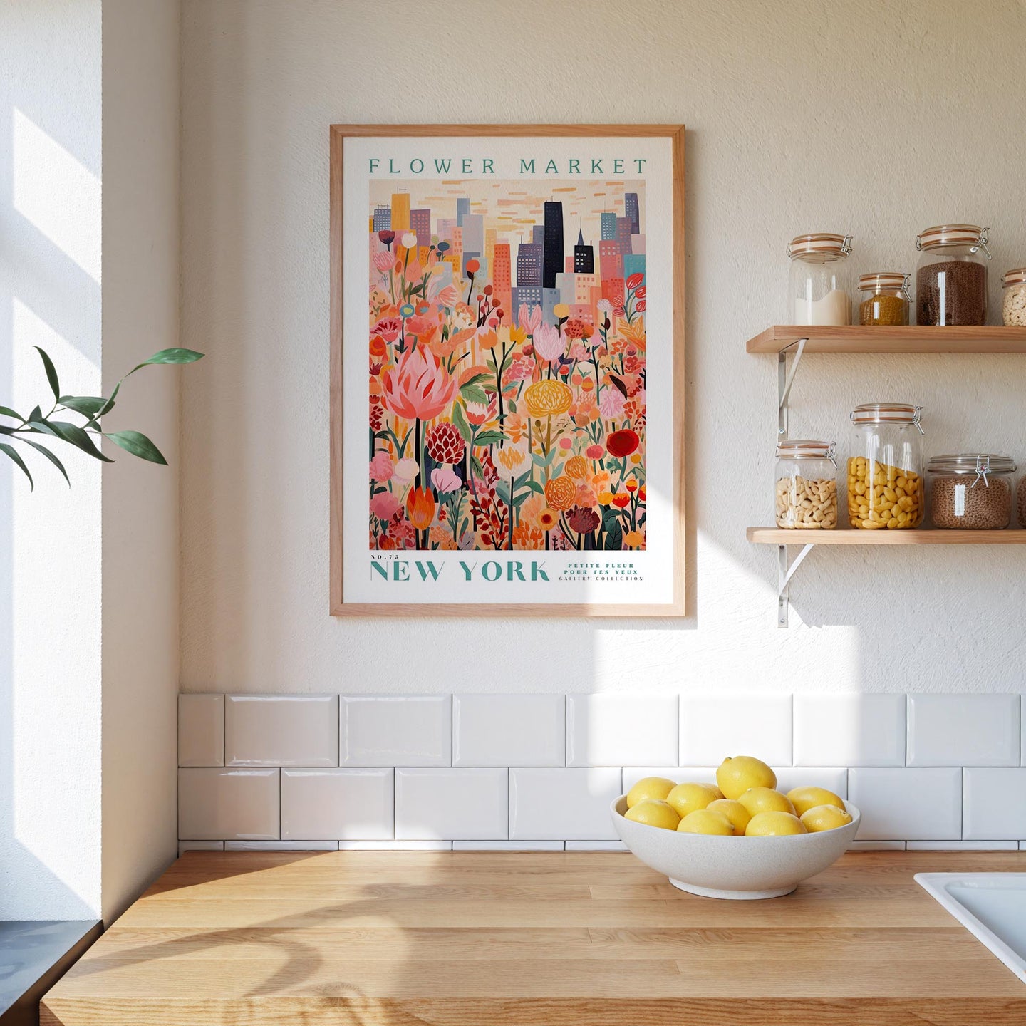 New York Flower Market Poster - Posters - Flower Poster