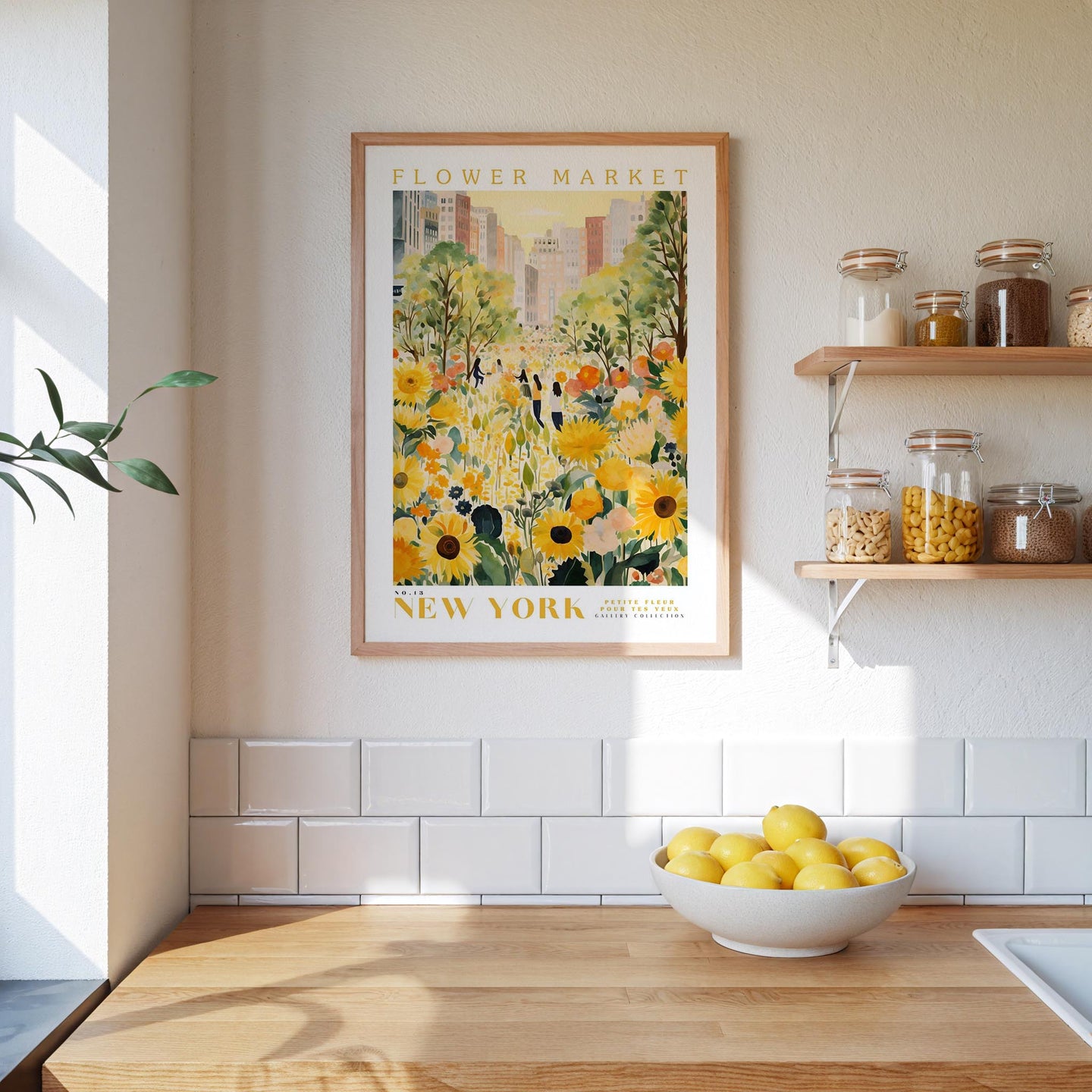 New York Flower Market Poster - Posters - Flower Poster