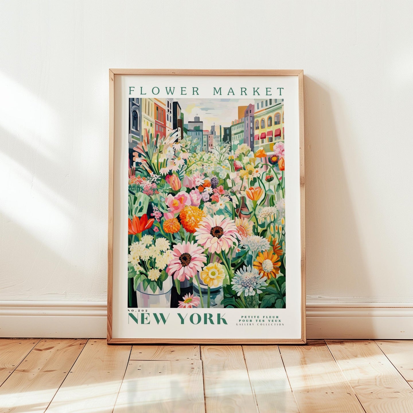 New York Flower Market Poster - Posters - Flower Poster