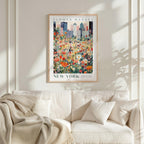 New York Flower Market Poster - Posters - Flower Poster