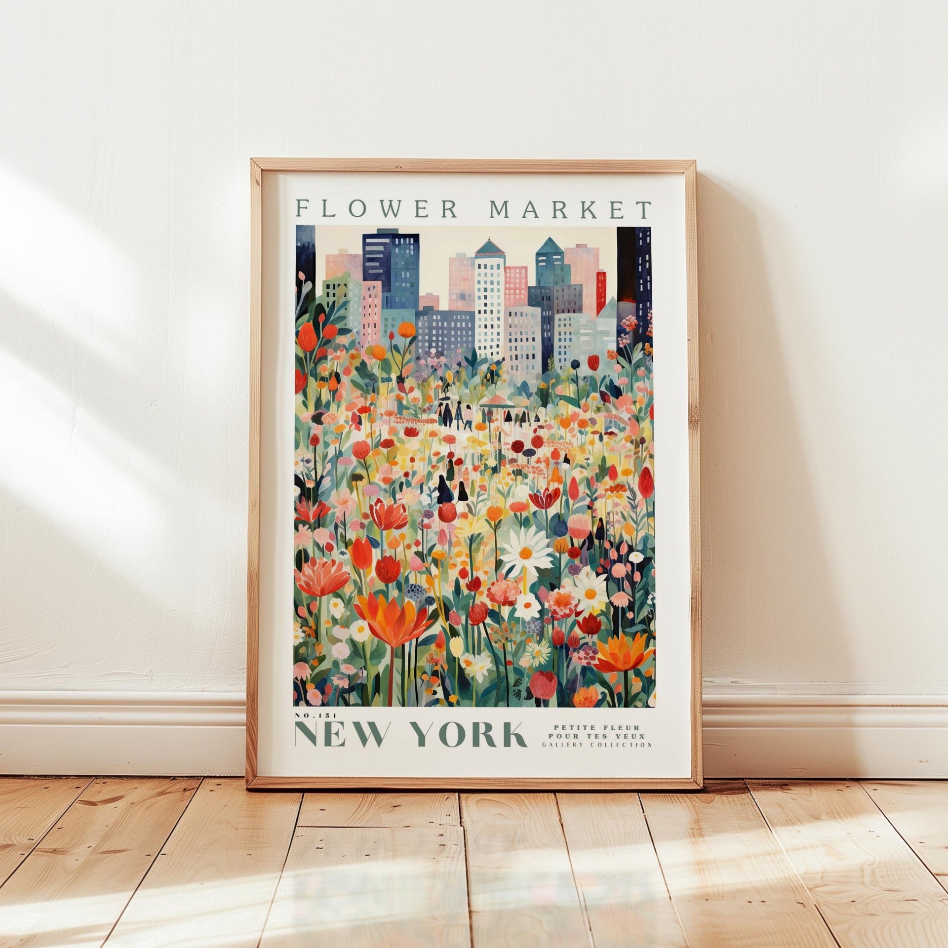 New York Flower Market Poster - Posters - Flower Poster