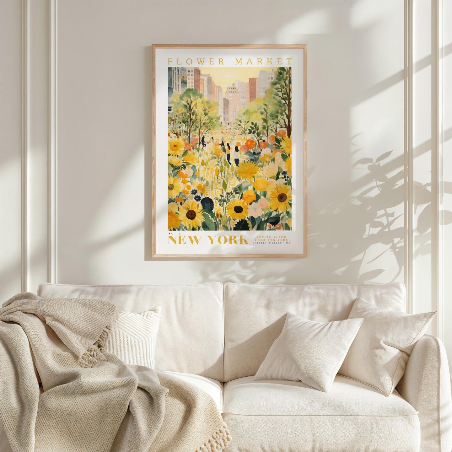 New York Flower Market Poster - Posters - Flower Poster