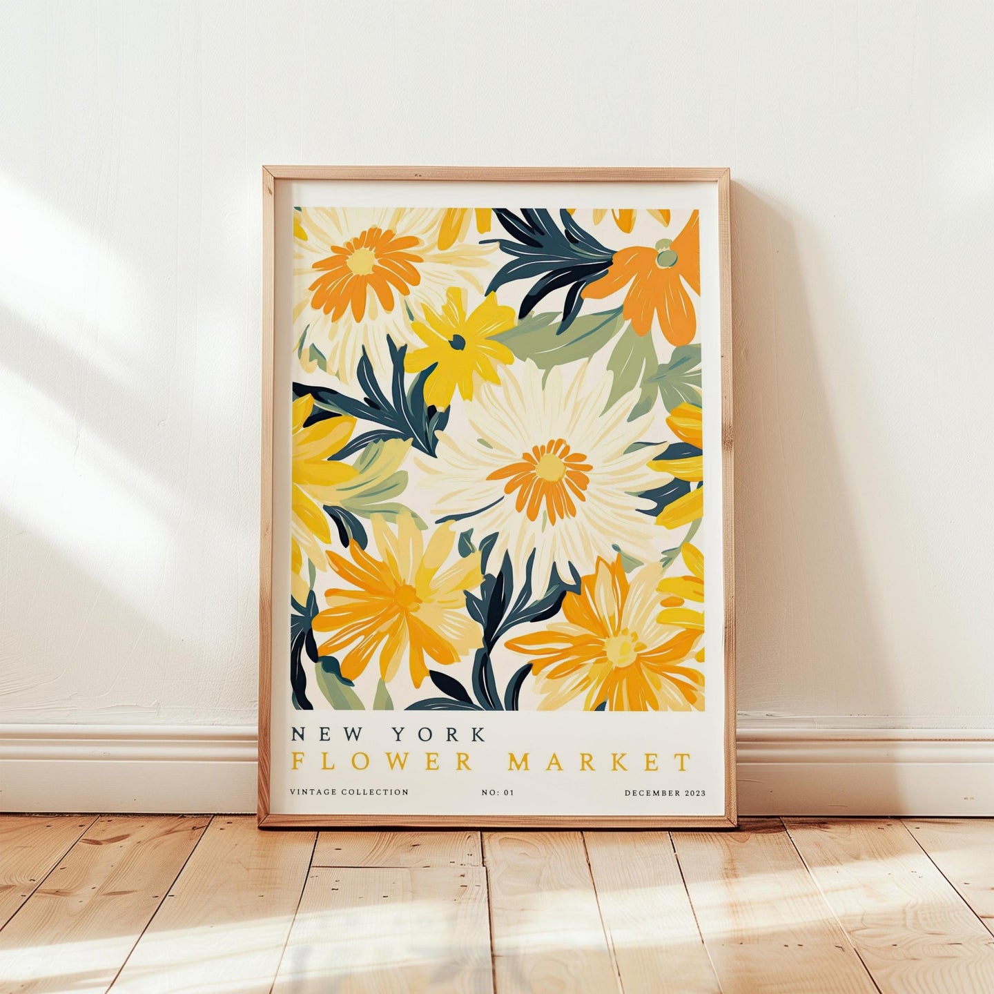 New York Flower Market Poster - Posters - Flower Poster