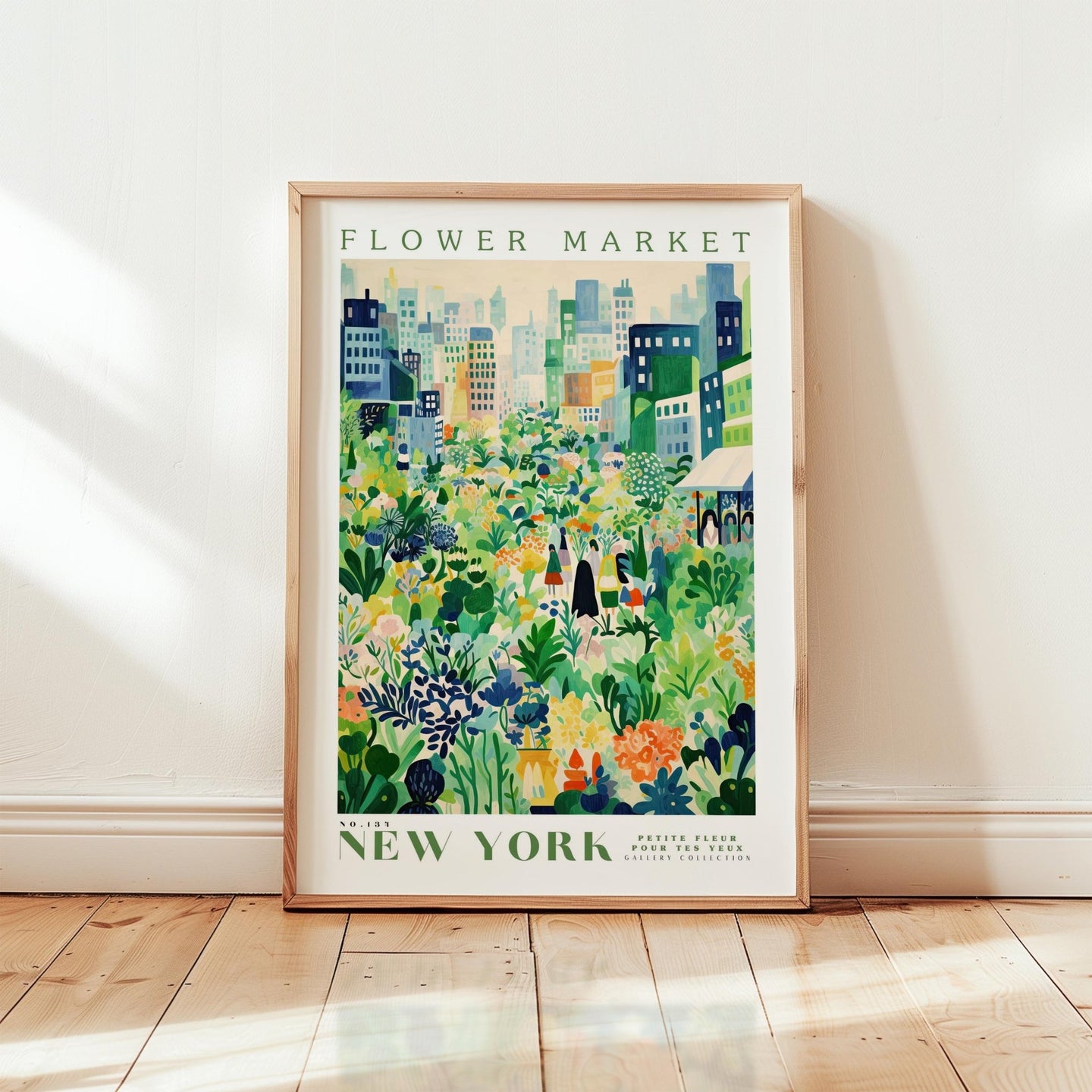 New York Flower Market Poster - Posters - Flower Poster