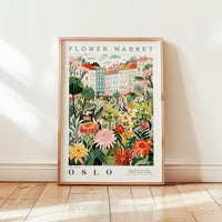 Oslo Flower Market Poster - Poster - Flower Poster