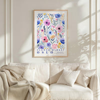 Oslo Flower Market Poster - Posters - Flower Poster