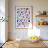 Oslo Flower Market Poster - Posters - Flower Poster