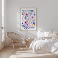 Oslo Flower Market Poster - Posters - Flower Poster