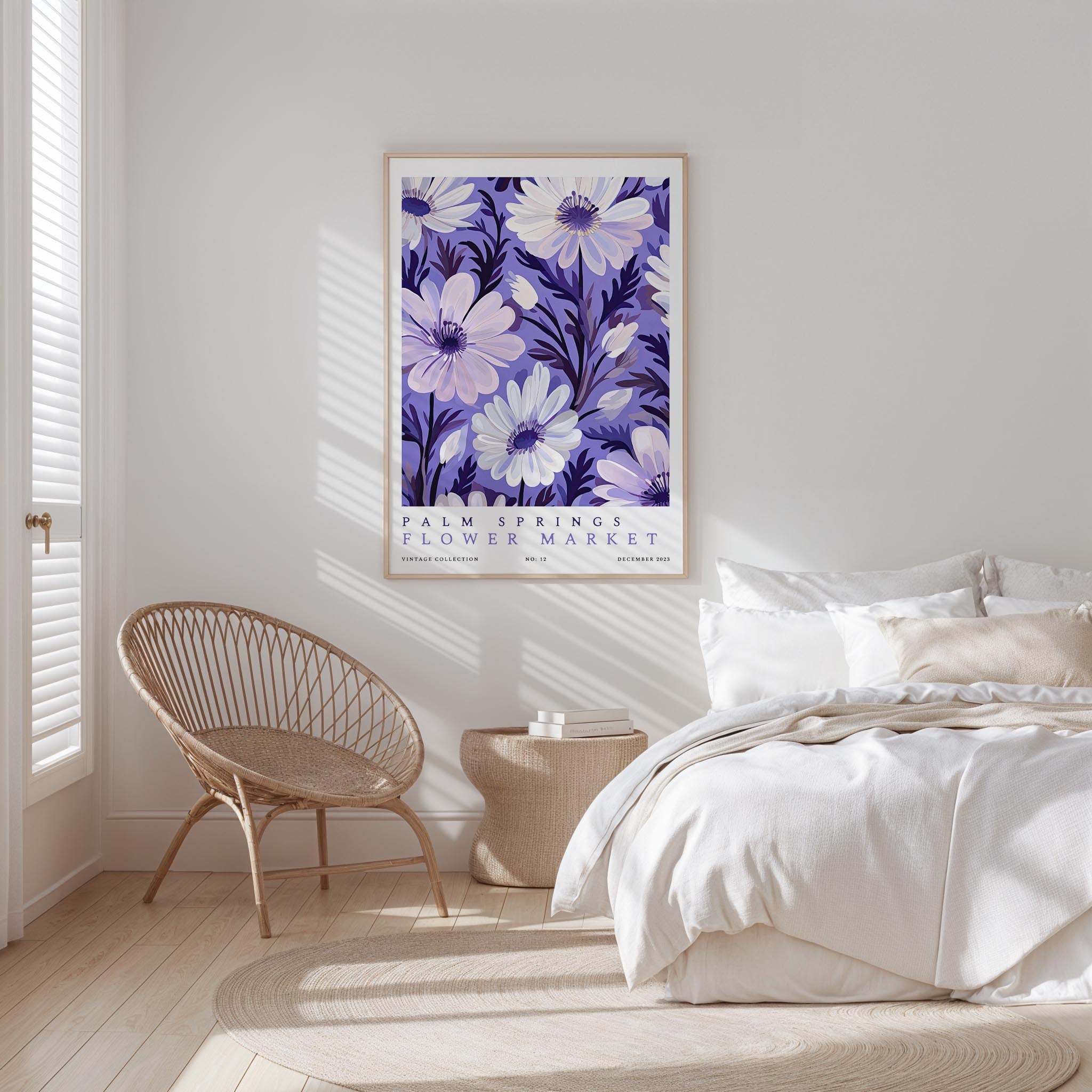 Palm Springs Flower Market Poster - Posters - Flower Poster