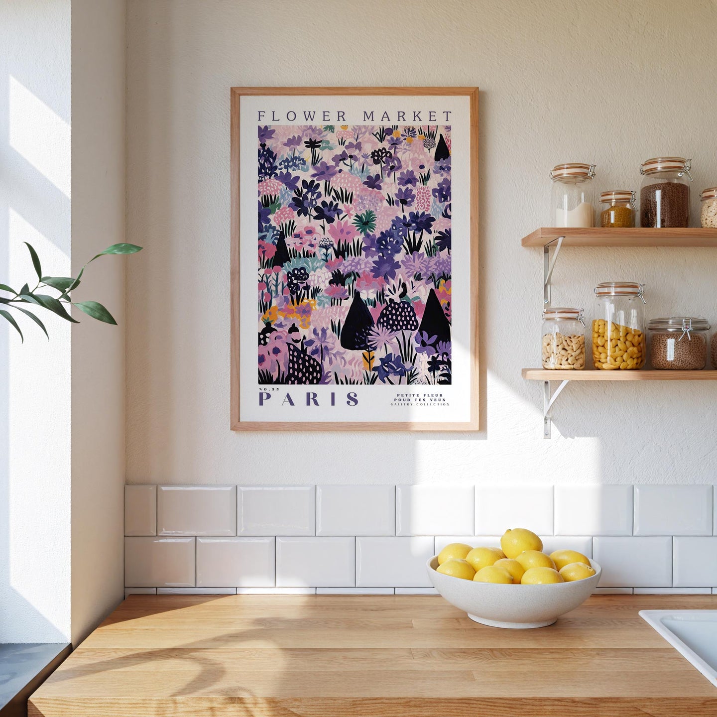 Paris Flower Market Poster - Posters - Flower Poster