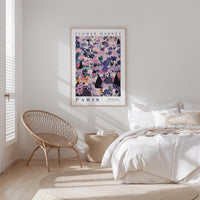 Paris Flower Market Poster - Posters - Flower Poster