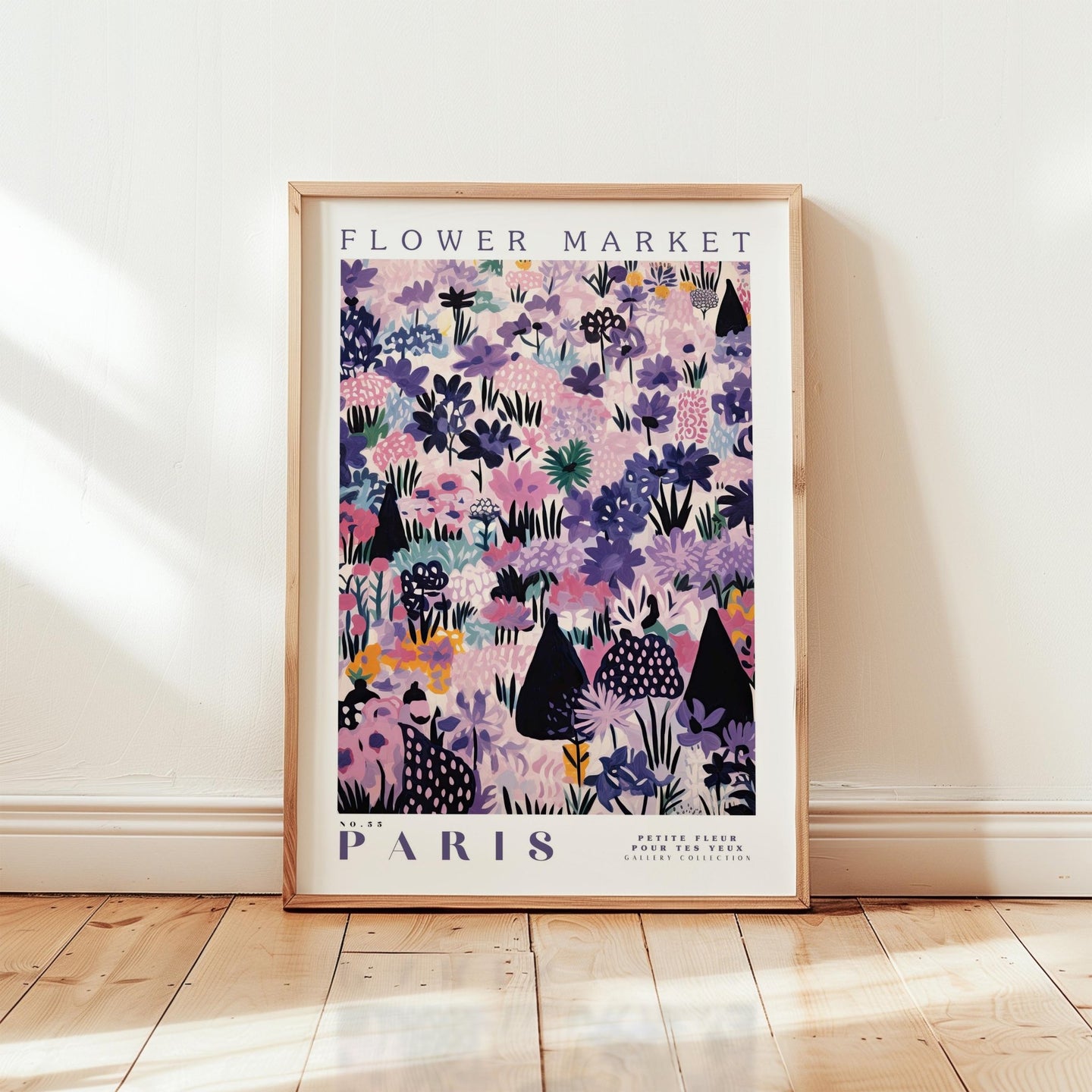 Paris Flower Market Poster - Posters - Flower Poster