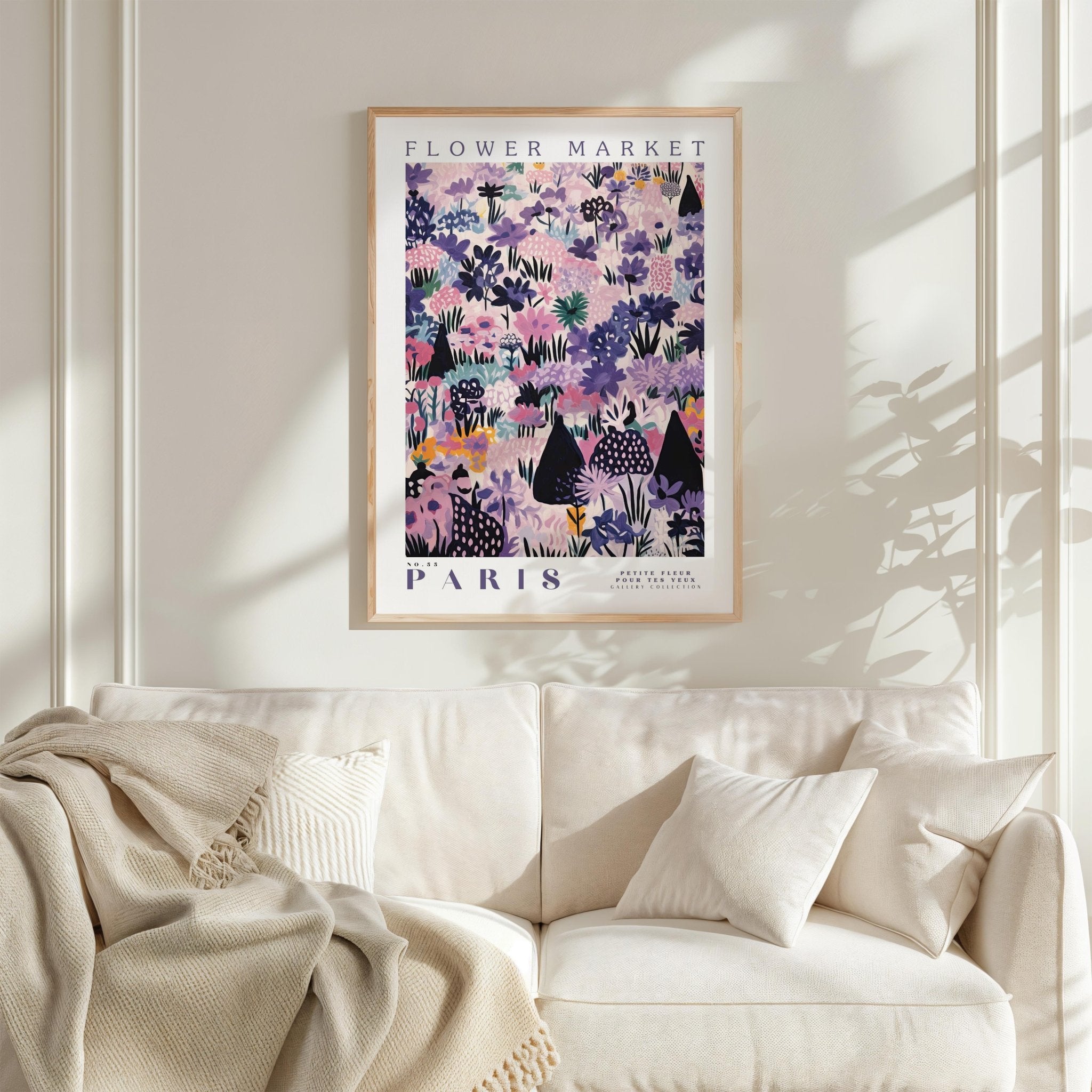 Paris Flower Market Poster - Posters - Flower Poster