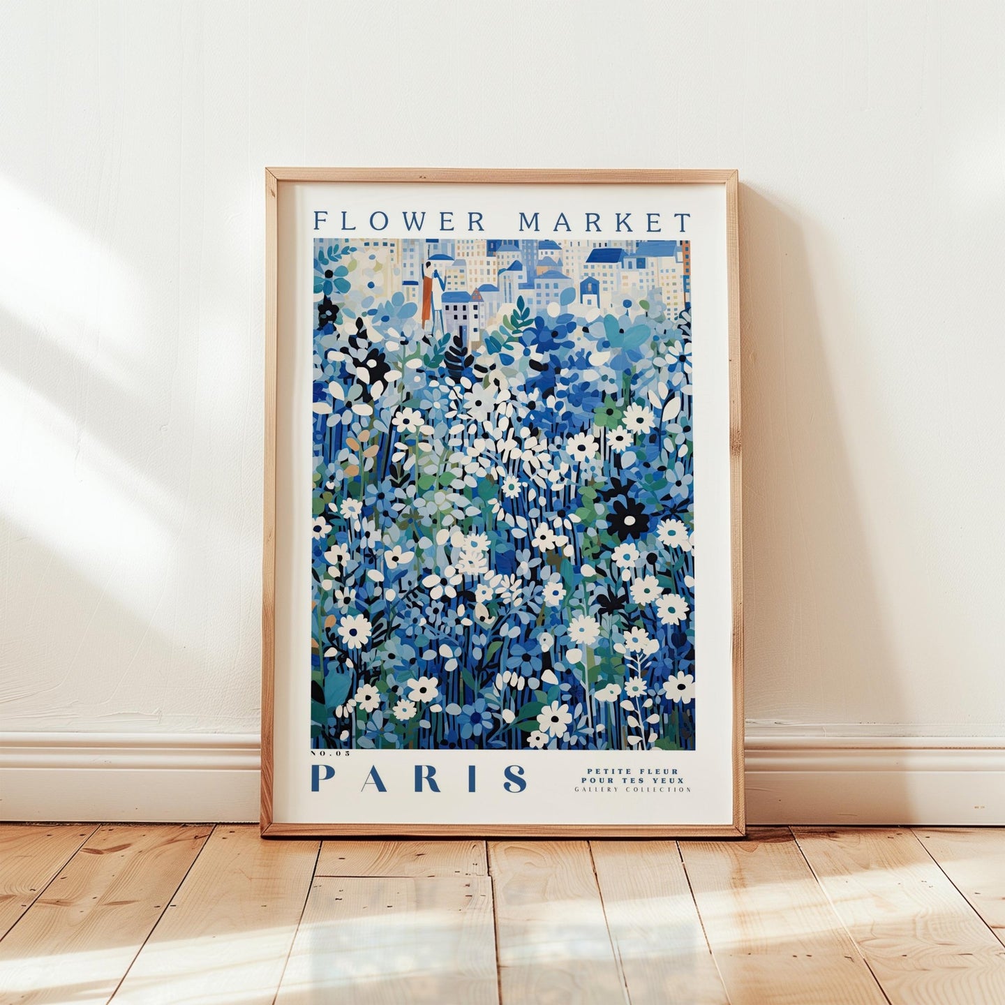 Paris Flower Market Poster - Posters - Flower Poster