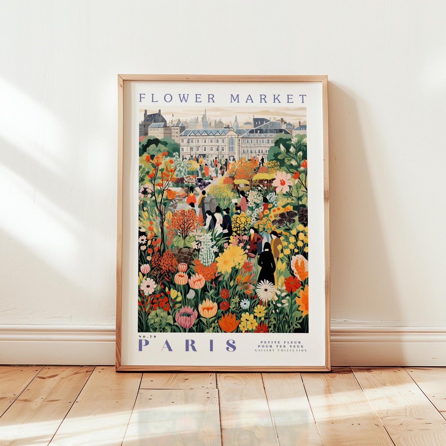 Paris Flower Market Poster - Posters - Flower Poster