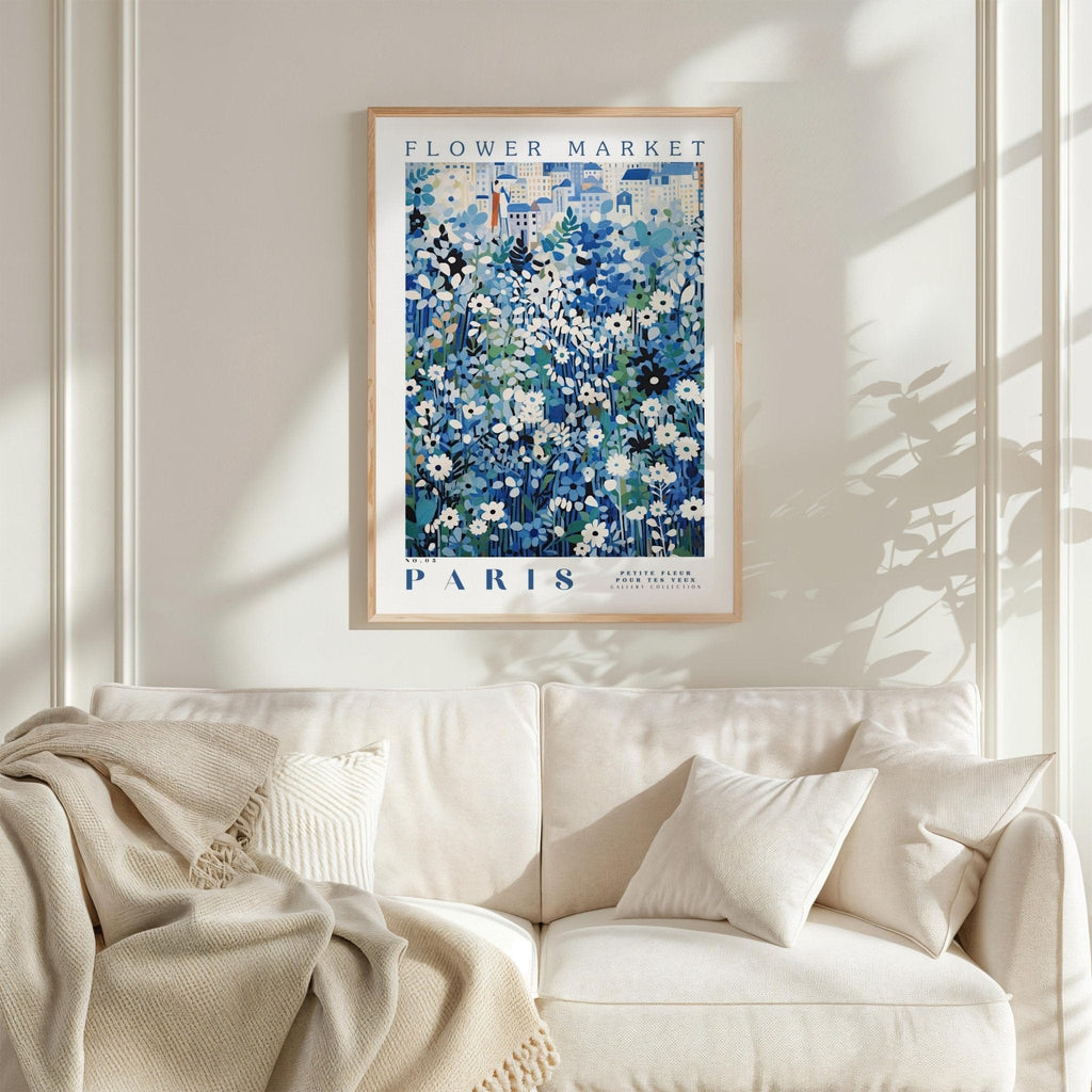 Paris Flower Market Poster - Posters - Flower Poster