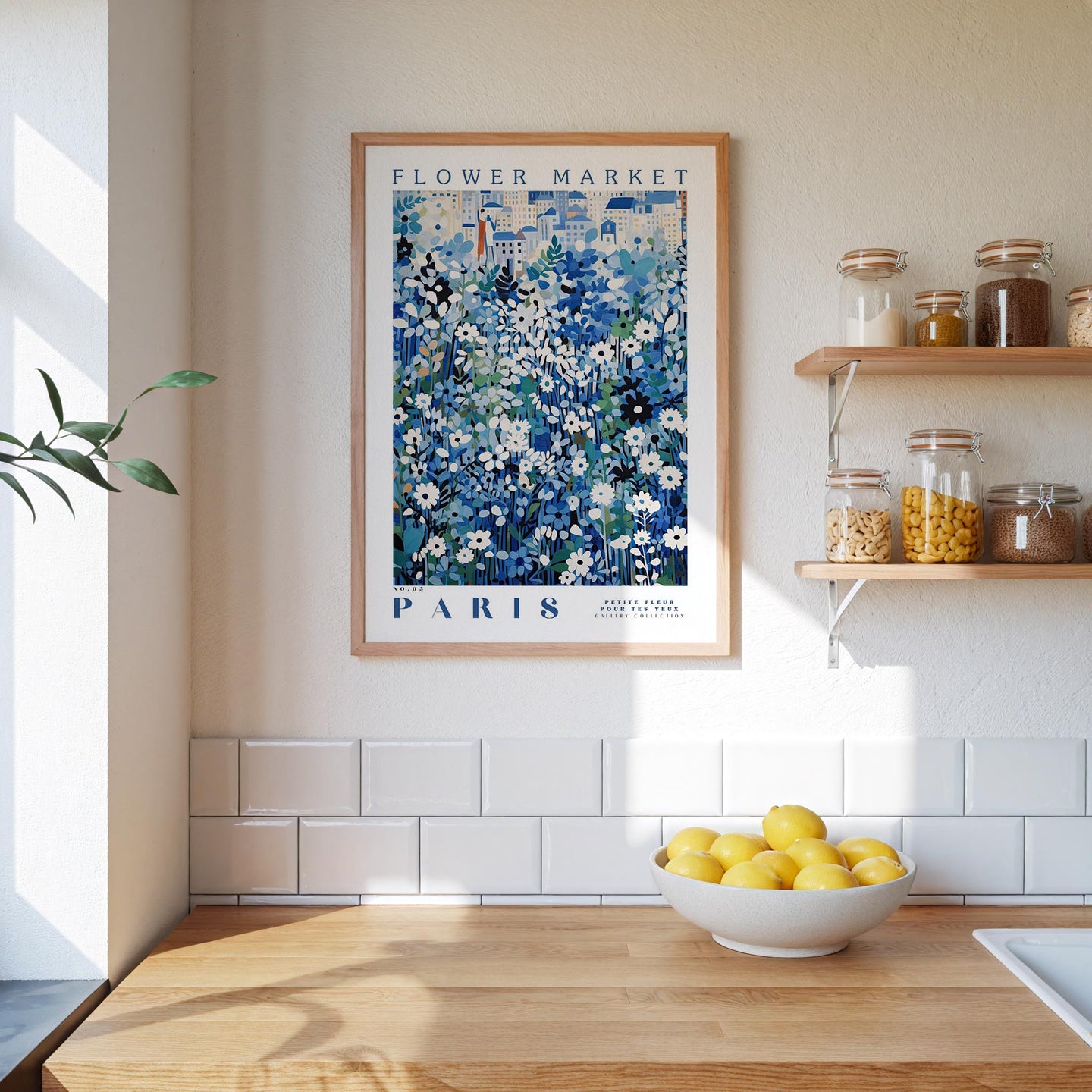 Paris Flower Market Poster - Posters - Flower Poster