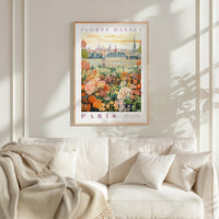 Paris Flower Market Poster - Posters - Flower Poster